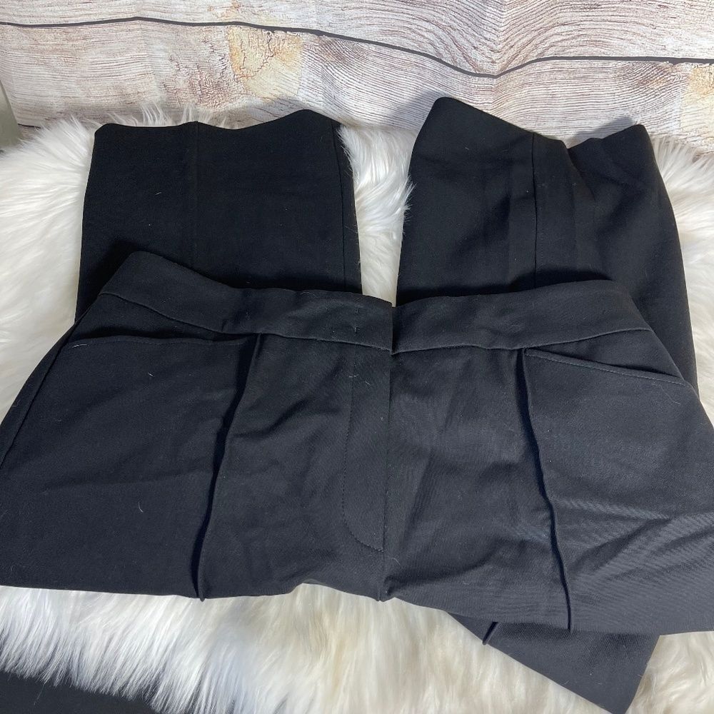Escada Black Dress Pants Front Seam Sz 40/US Medium
